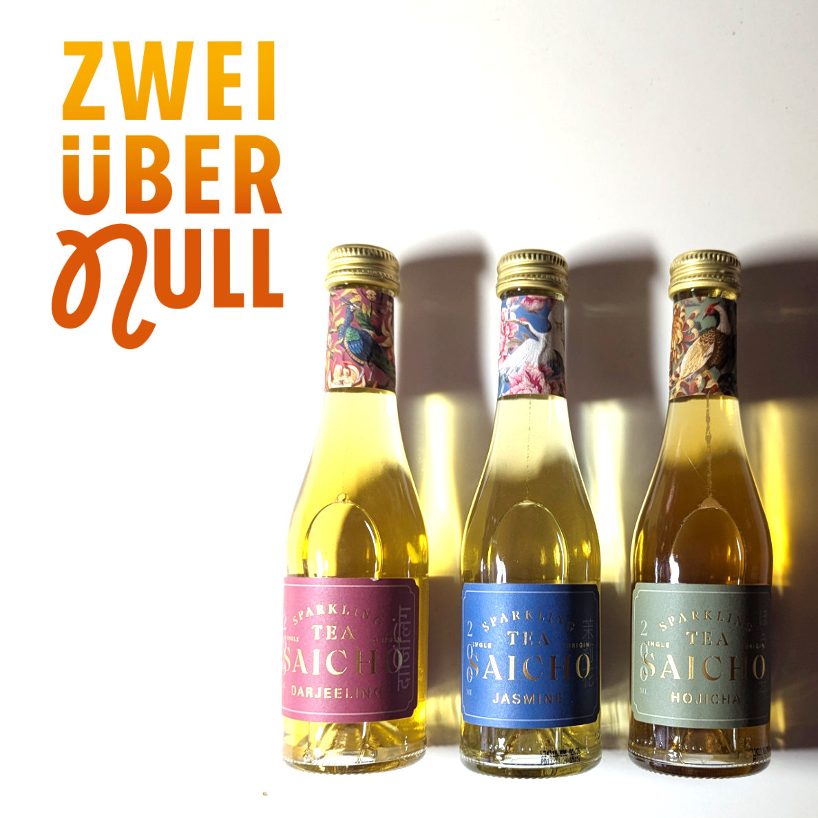 Logo mit den drei Flaschen von Saicho