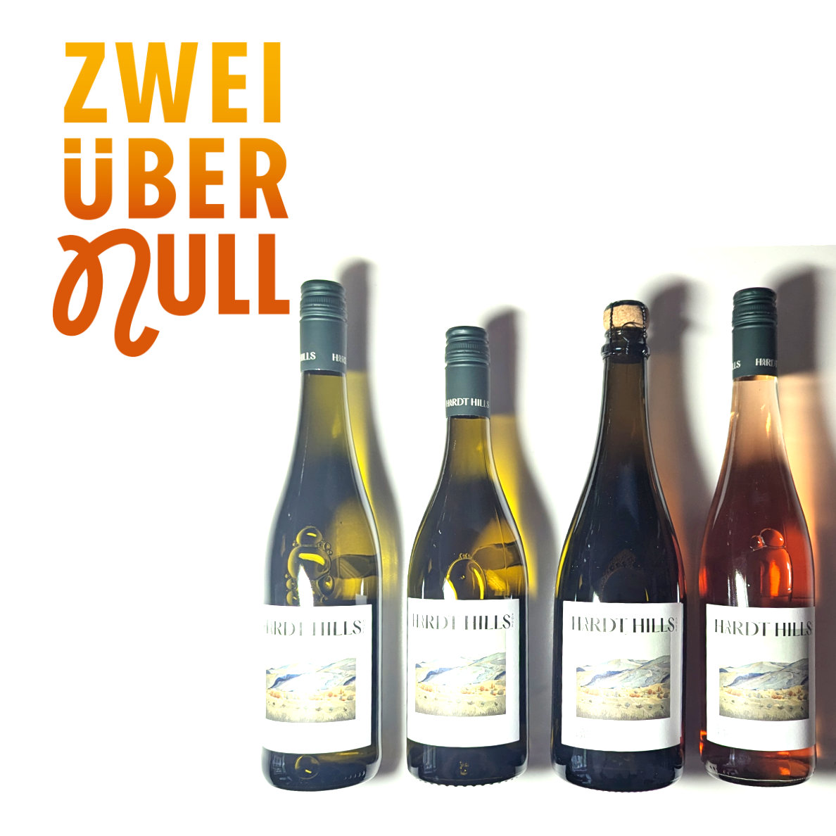 Logo mit vier Flaschen
